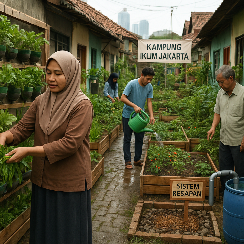 Kampung Iklim di Jakarta: Transformasi Lahan Sempit jadi Kebun Produktif dan Tahan Banjir
