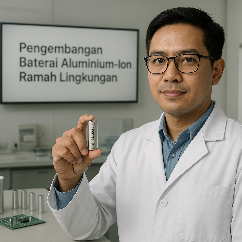 Pengembangan Baterai Aluminium-Ion Ramah Lingkungan untuk Penyimpanan Energi Terbarukan