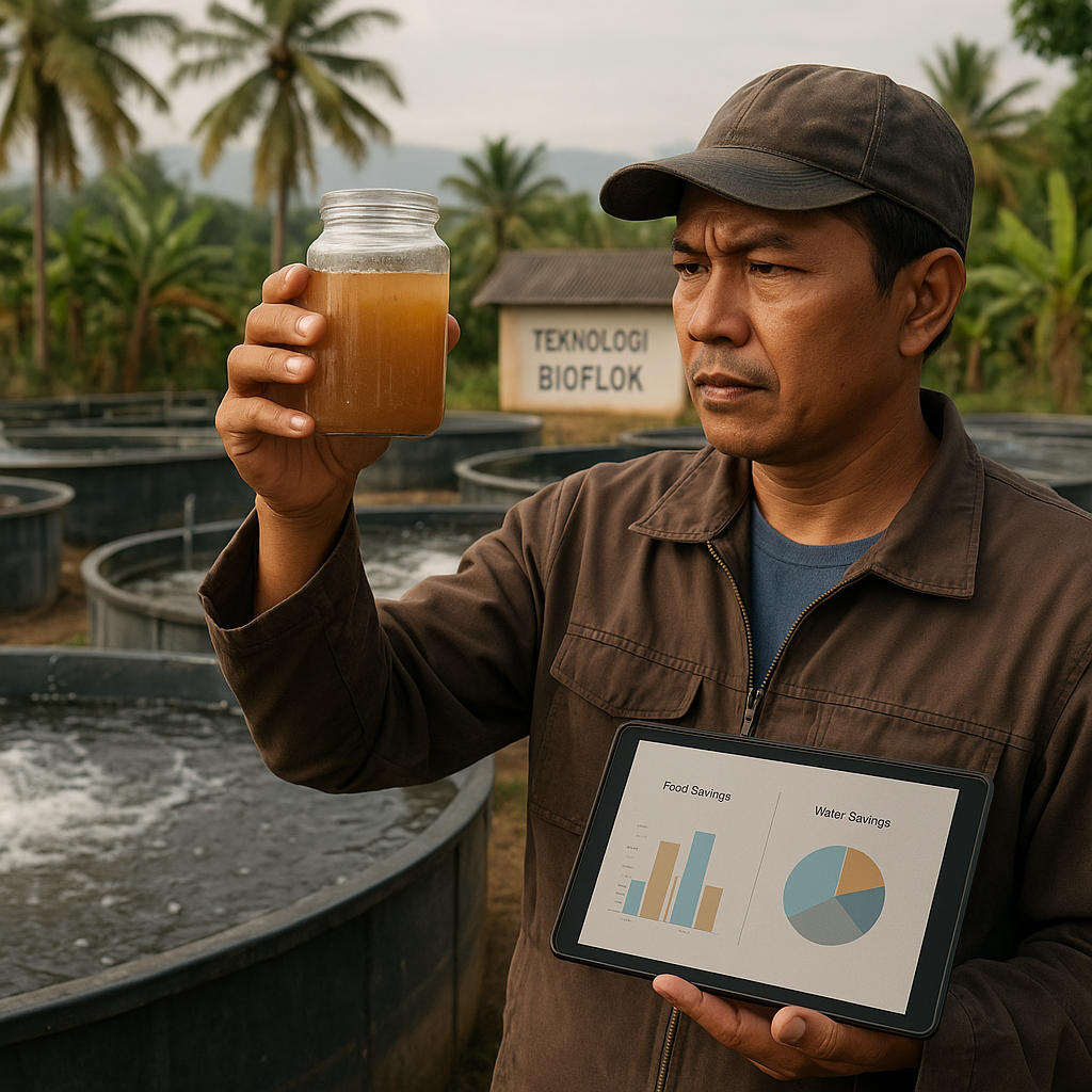 Teknologi Bioflok untuk Intensifikasi Budidaya Ikan dengan Efisiensi Air dan Lahan Tinggi