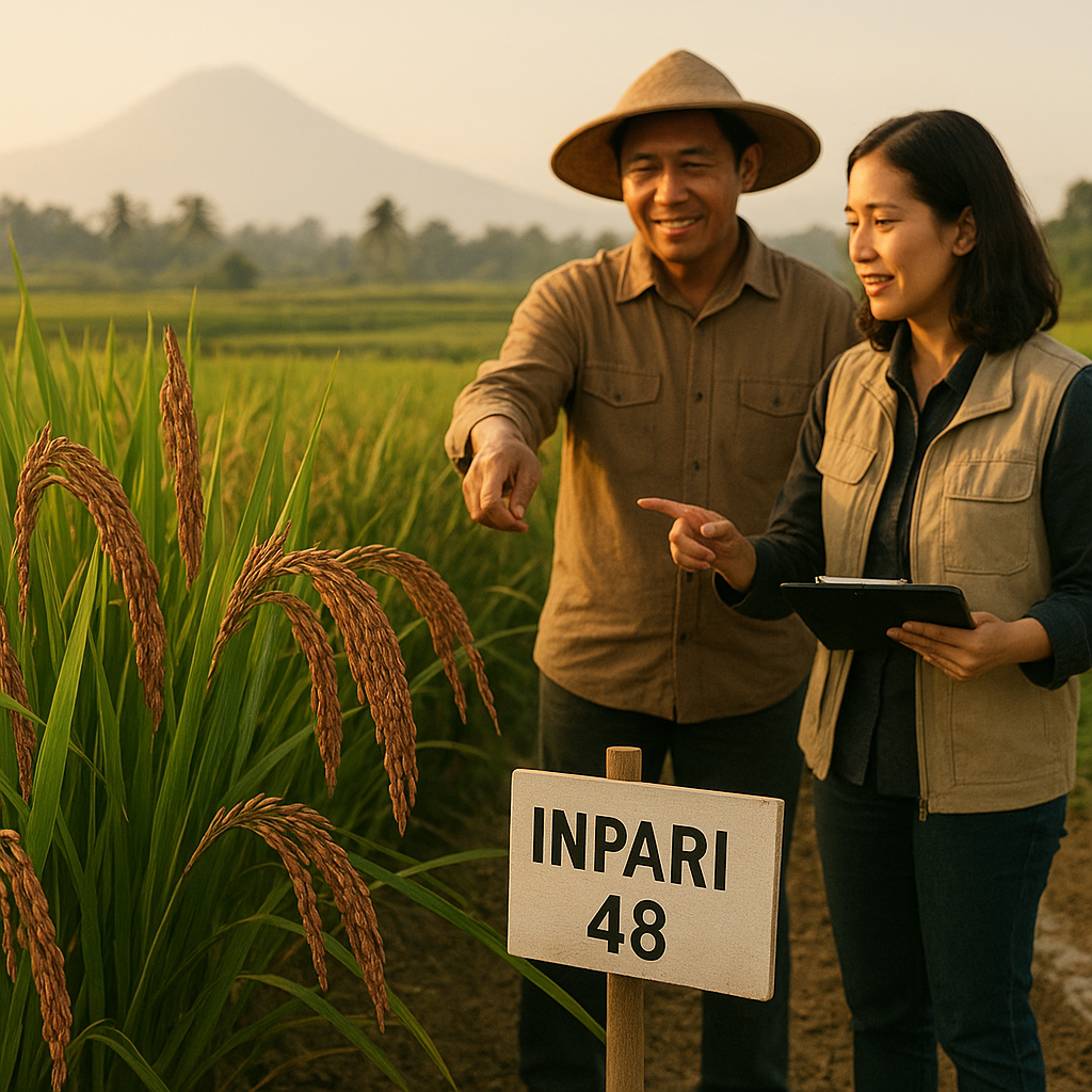 Mendongkrak Produksi Beras: Inovasi Padi Beras Merah 'Inpari 48' Tahan Hama dan Kekeringan