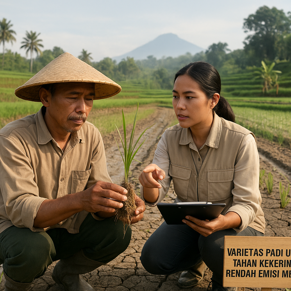 Varietas Padi Unggul Baru: Tahan Kekeringan Sekaligus Rendah Emisi Metana