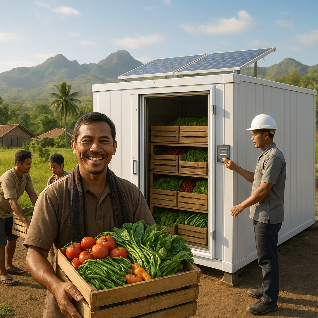 Teknologi 'Solar-Powered Cold Storage' Dongkrak Pendapatan Petani Hortikultura di Flores