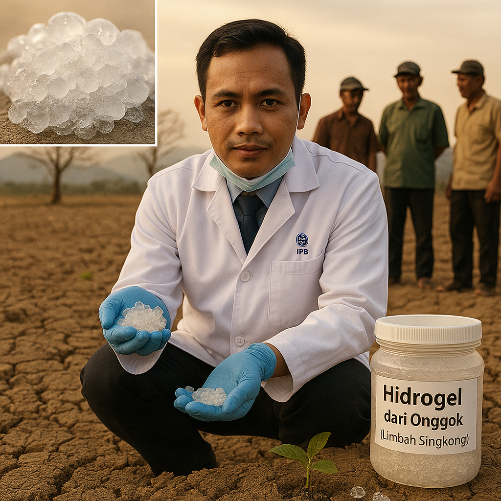 Teknologi Hidrogel dari Limbah Singkong untuk Konservasi Air di Lahan Kering