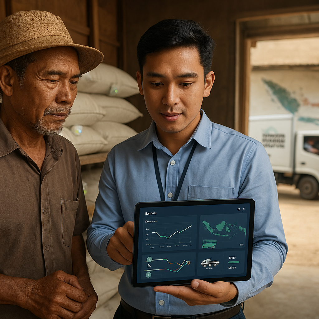 Lumbung Pangan Digital: Platform IoT untuk Optimasi Stok & Distribusi Pangan Daerah