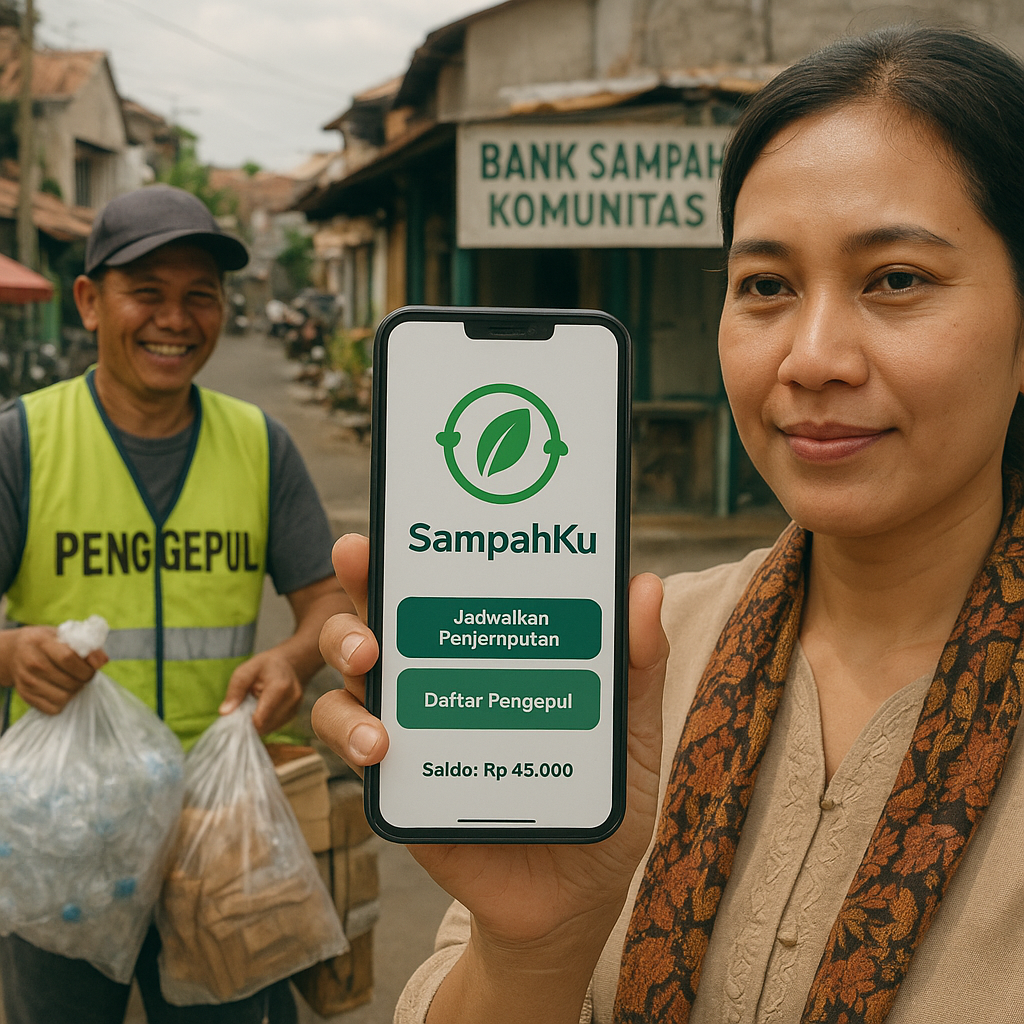 Aplikasi 'SampahKu' Katalis Ekonomi Sirkular Berbasis Komunitas Perkotaan