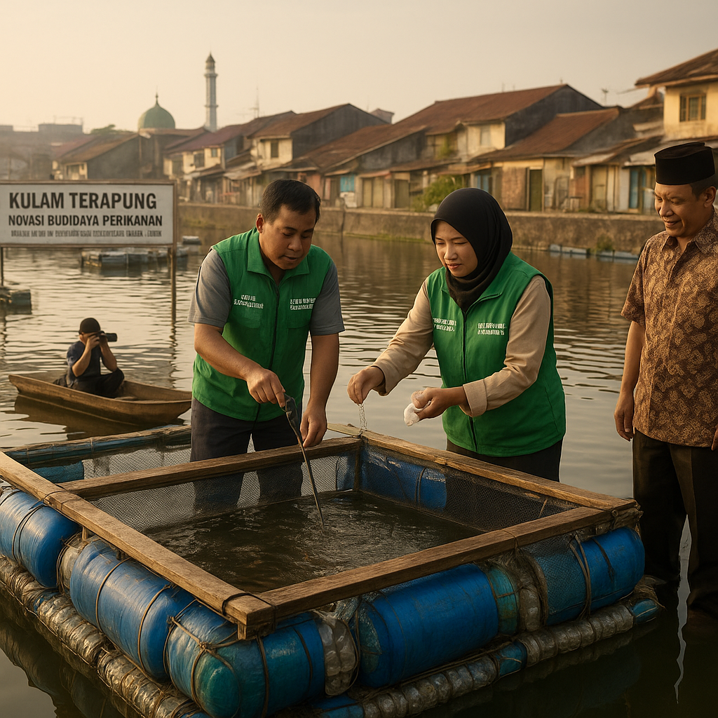 Kota Medan Terapkan Inovasi Kolam Terapung untuk Budidaya Ikan di Lahan Sempit Urban