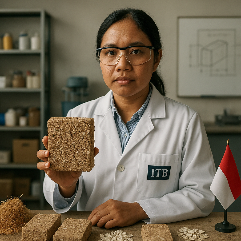 Peneliti ITB Kembangkan Material Bangunan Ramah Lingkungan dari Limbah Cangkang Kerang dan Sabut Kelapa