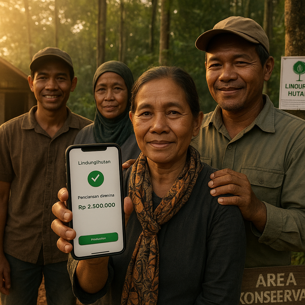 Aplikasi Crowdfunding 'Lindungi Hutan' Kembalikan Pendanaan Langsung ke Masyarakat Penjaga Hutan