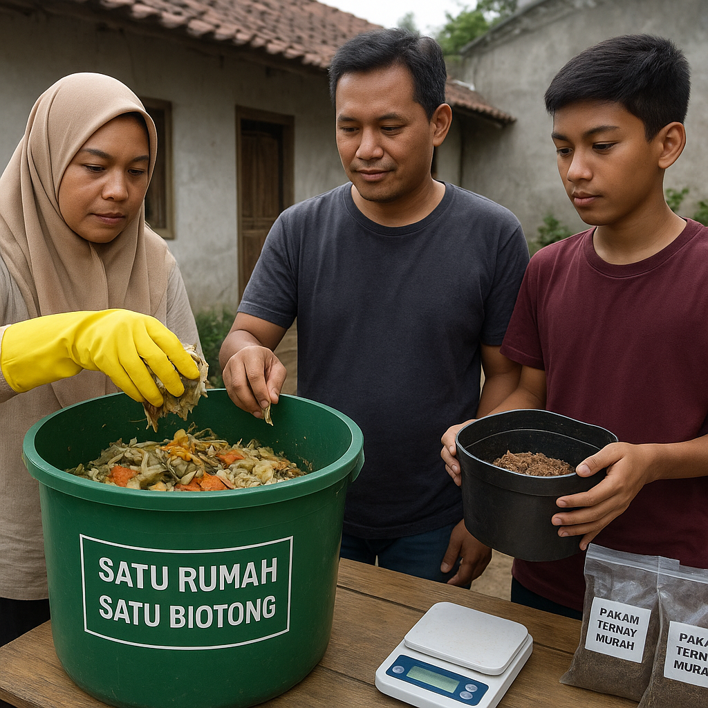Budidaya Maggot BSF Skala Rumah Tangga untuk Olah Sampah Organik dan Produksi Pakan Ternak Murah