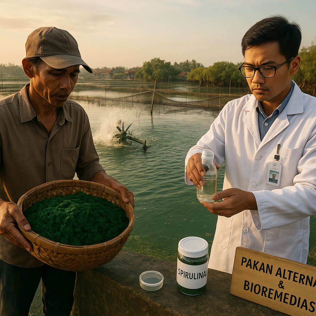 Pemanfaatan Alga sebagai Bio-remediator dan Pakan Alternatif di Tambak