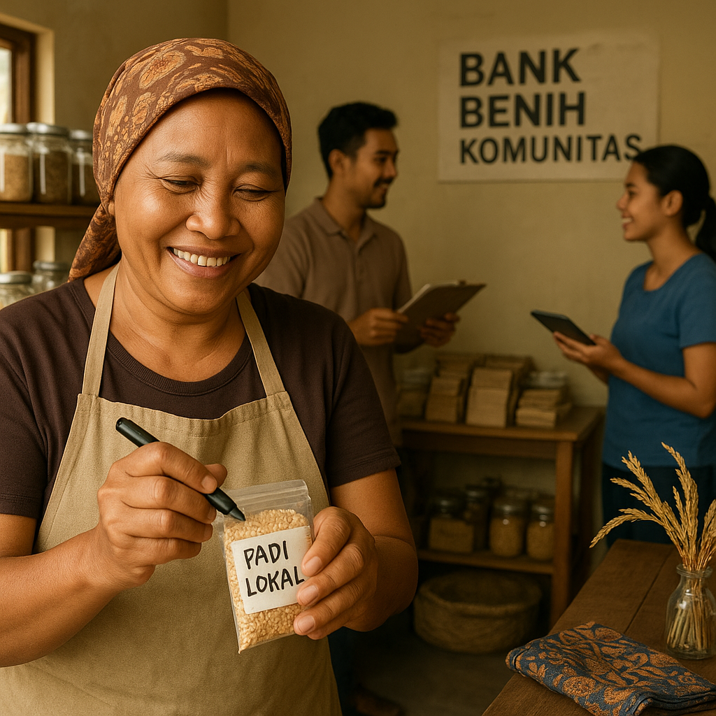 Bank Benih Komunitas untuk Menjaga Keanekaragaman dan Ketahanan Pangan Lokal