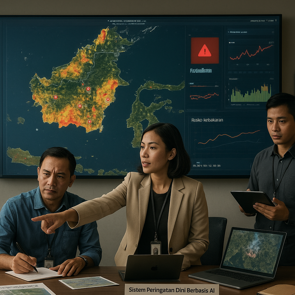 Sistem Peringatan Dini Berbasis AI untuk Prediksi Karhutla di Kalimantan