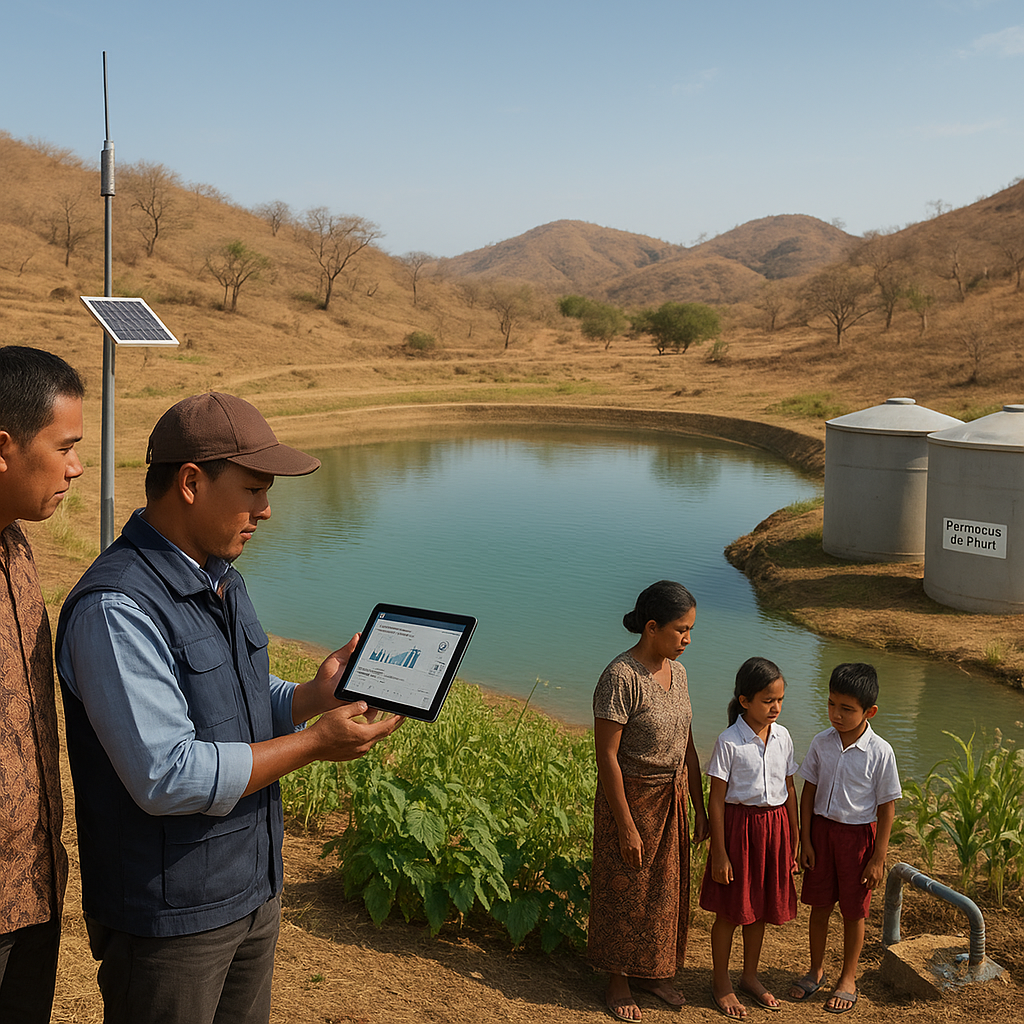 Inovasi Embung Cerdas Berbasis IoT dan Penampung Air Hujan Atasi Kemarau di NTT
