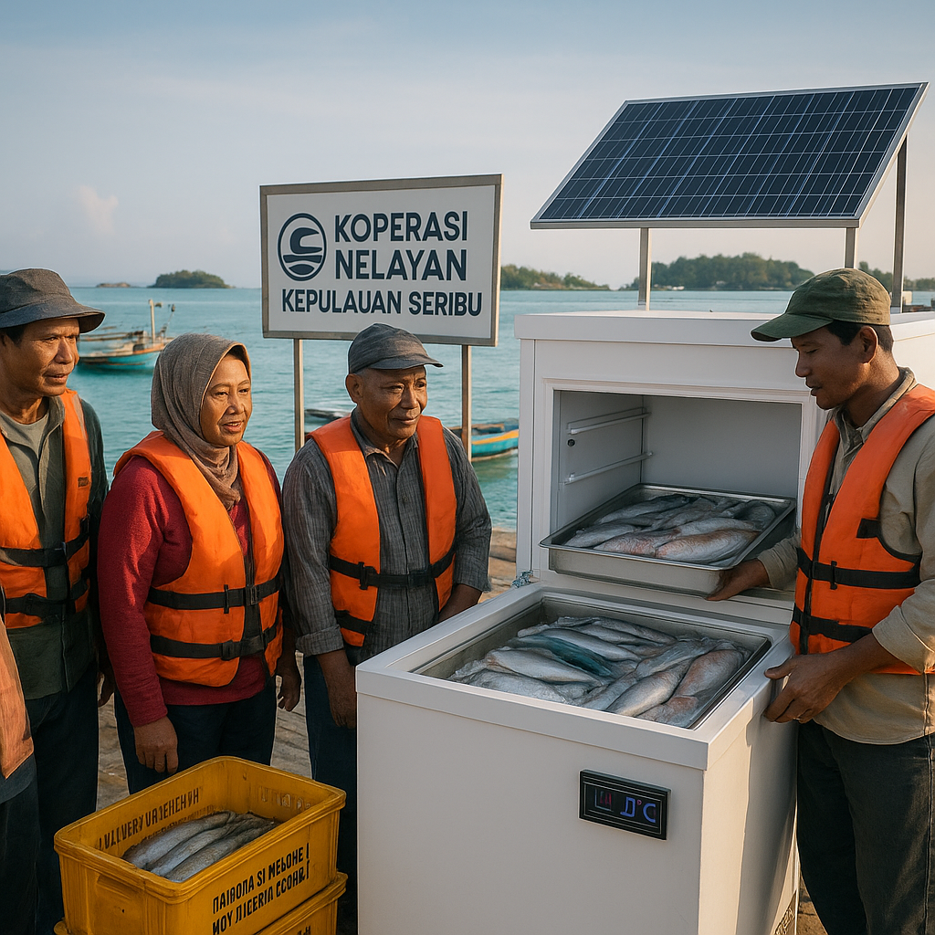 Koperasi Nelayan Adopsi Teknologi Cold Storage Tenaga Surya untuk Tekan Susut Hasil Tangkap