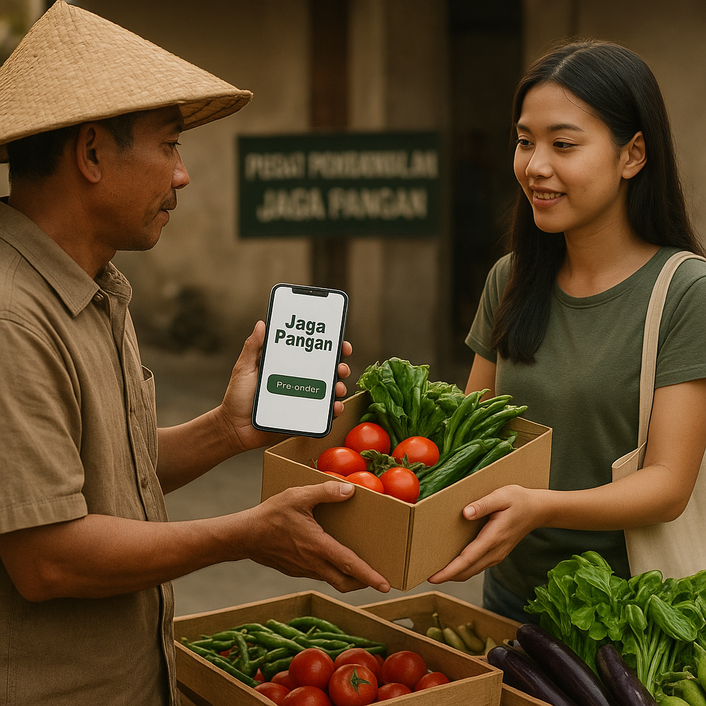 Aplikasi 'Jaga Pangan' Koneksikan Petani Langsung dengan Konsumen, Kurangi Food Loss