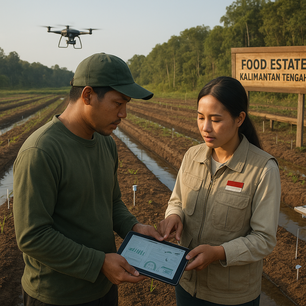 Program 'Food Estate' Modern Berbasis Teknologi Presisi di Kalimantan Tengah Mulai Berbuah