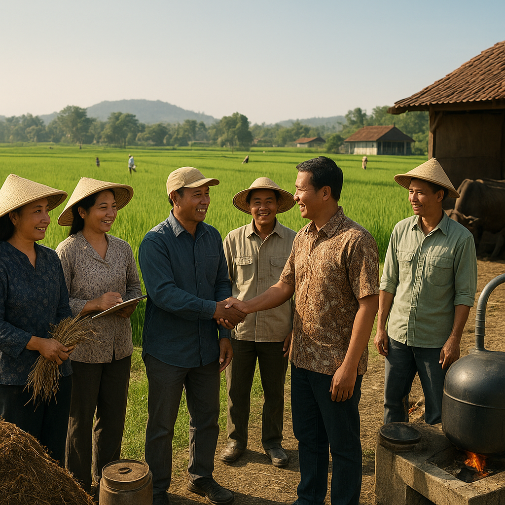 Koperasi Petani di Jawa Barat Sukses Terapkan Sistem Pertanian Sirkular Integrasi Ternak-Sawah