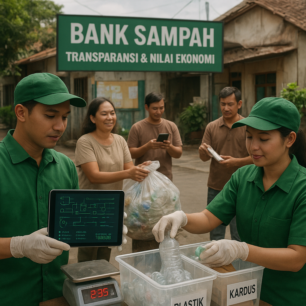 Bank Sampah Berbasis Blockchain Tingkatkan Transparansi dan Nilai Ekonomi Sampah Daur Ulang