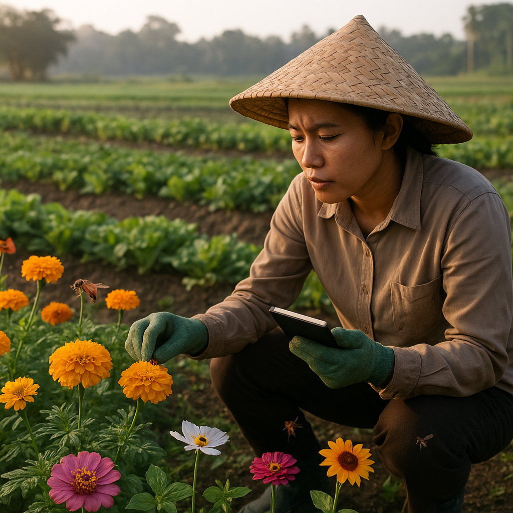 Refugia Farming: Budidaya Tanaman Bunga sebagai Pengendali Hama Alami di Pertanian Organik