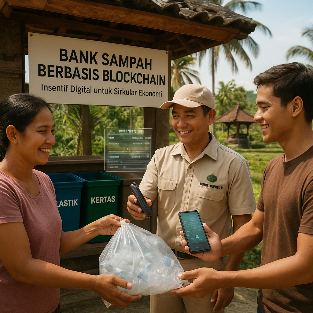 Bank Sampah Berbasis Blockchain di Bali Dorong Sirkular Ekonomi