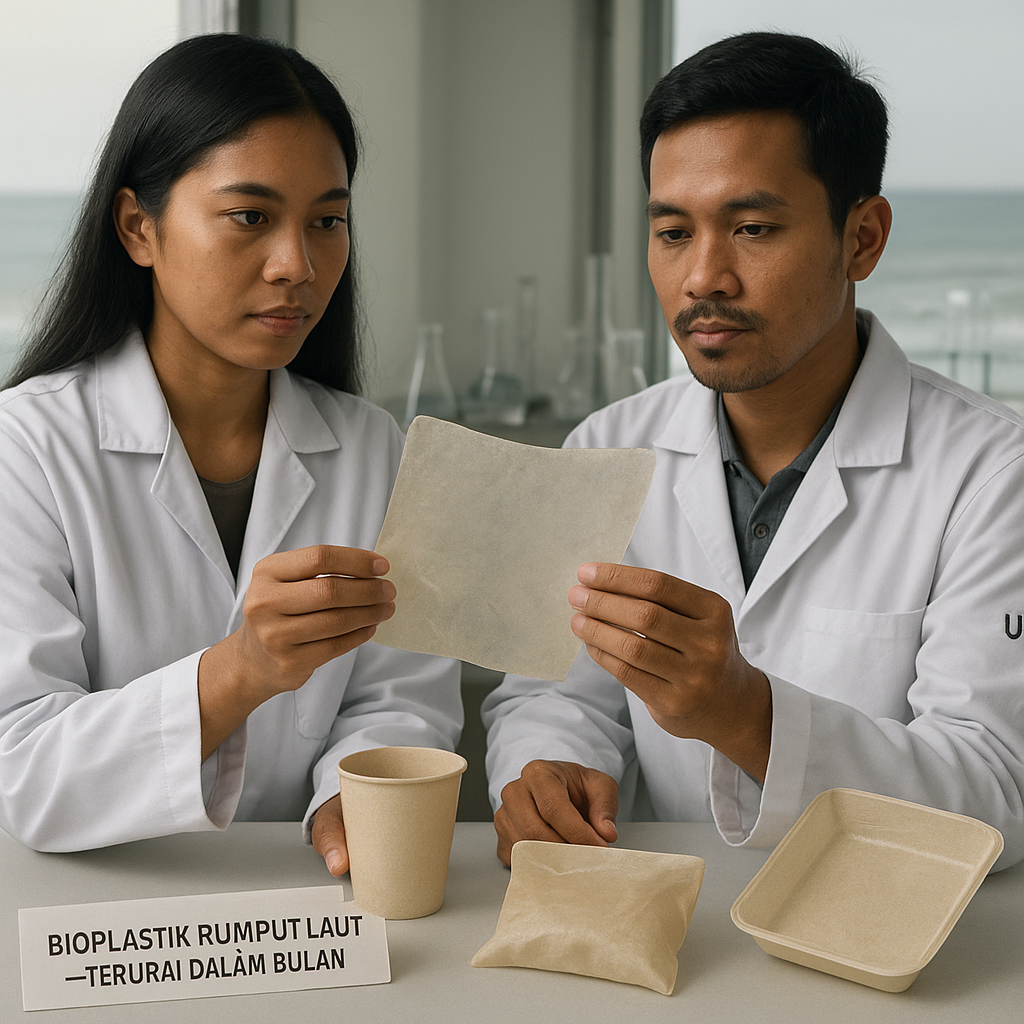 Inovasi Bioplastik Ramah Laut dari Rumput Laut untuk Gantikan Kemasan Sekali Pakai