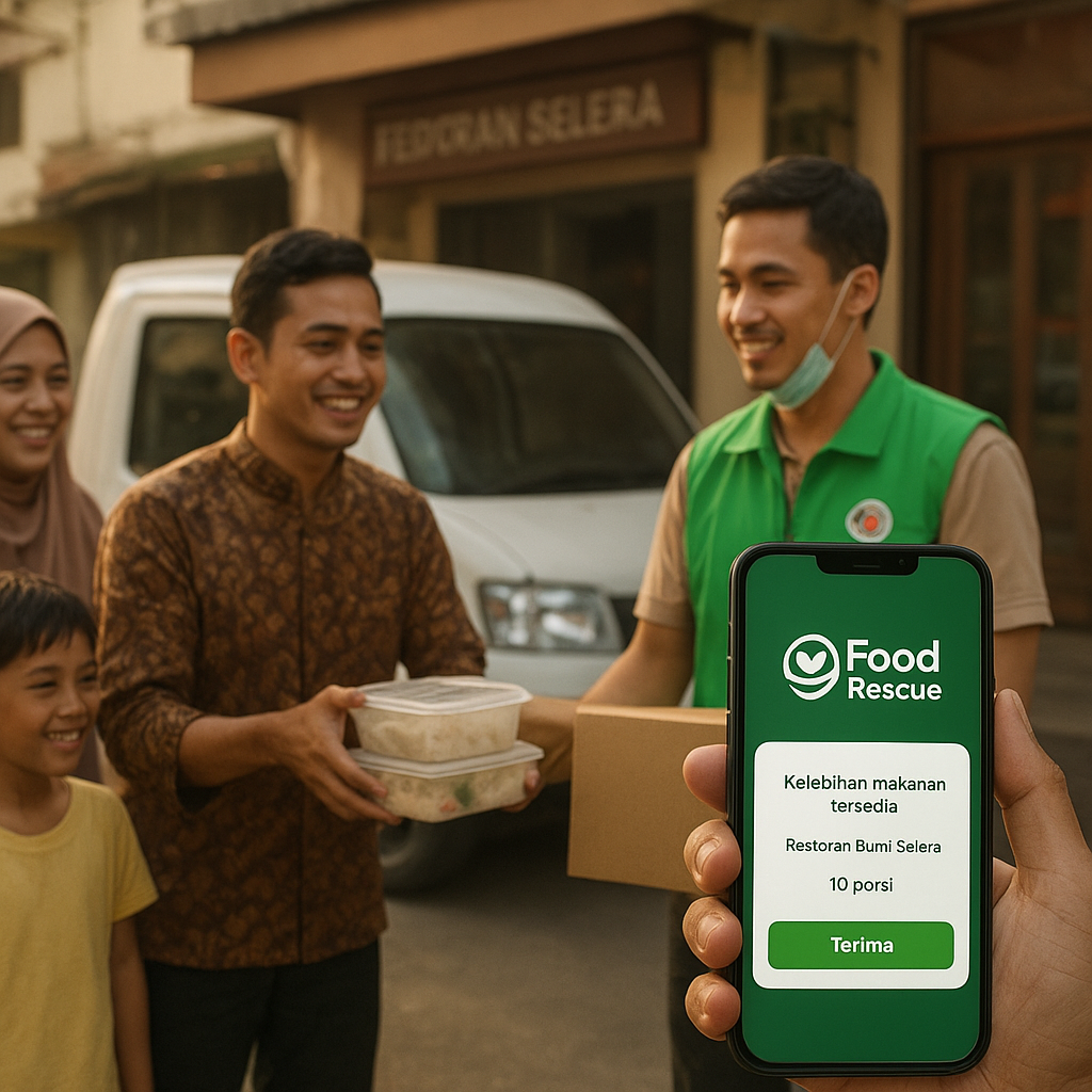 Aplikasi 'Food Rescue' Koneksikan Kelebihan Makanan dari Restoran ke Panti Asuhan, Kurangi Sampah & Kelaparan