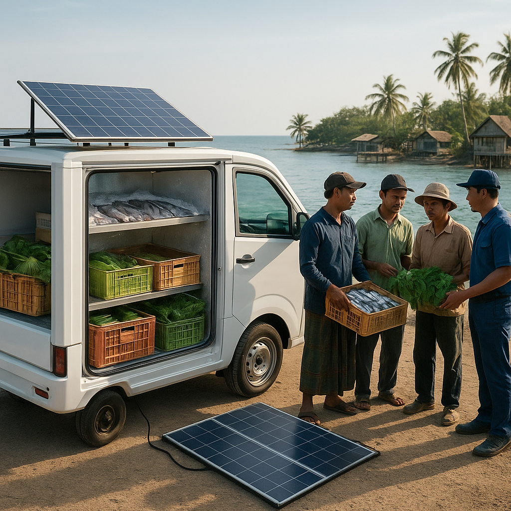 Teknologi EV Cold Storage Mobile Bantu Petani Pulau Kecil Jaga Mutu Ikan dan Sayur