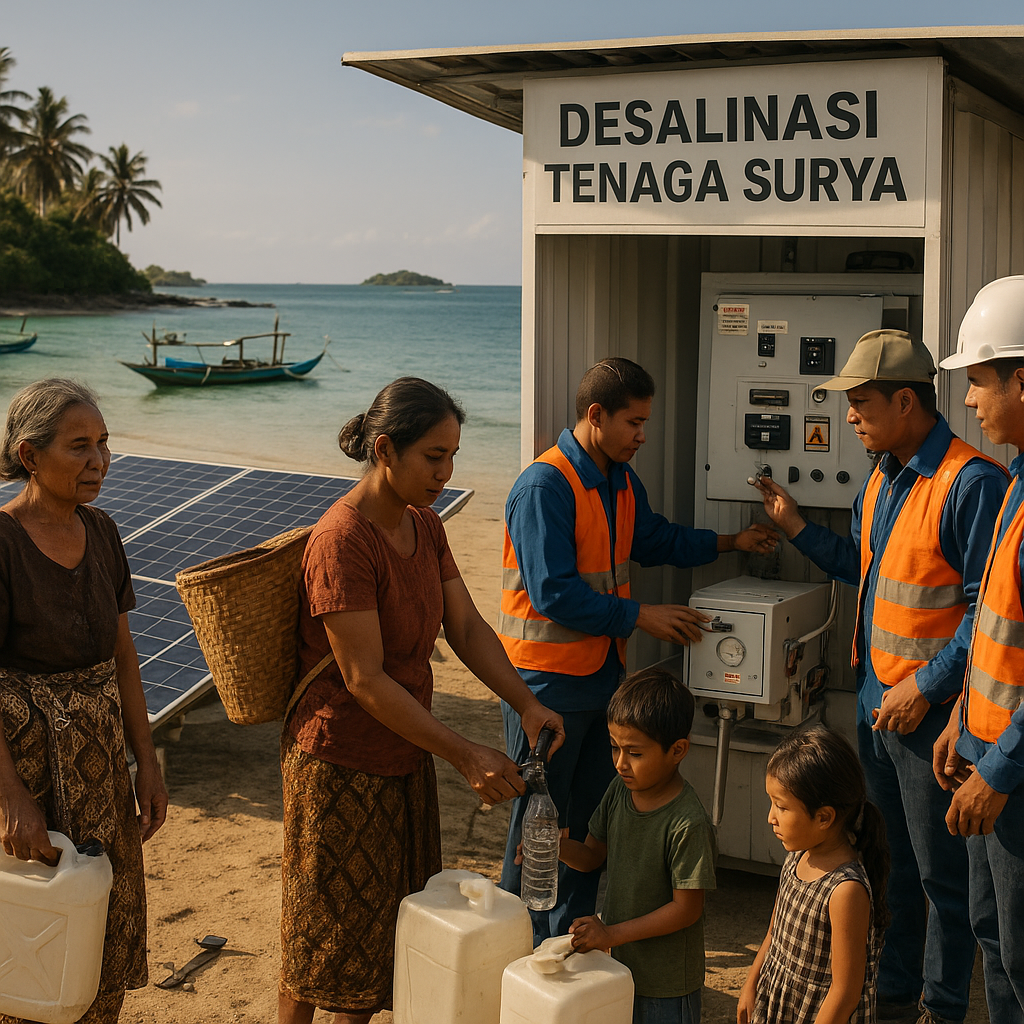 Teknologi Desalinasi Tenaga Surya untuk Air Bersih di Pulau-Pulau Kecil Terpencil