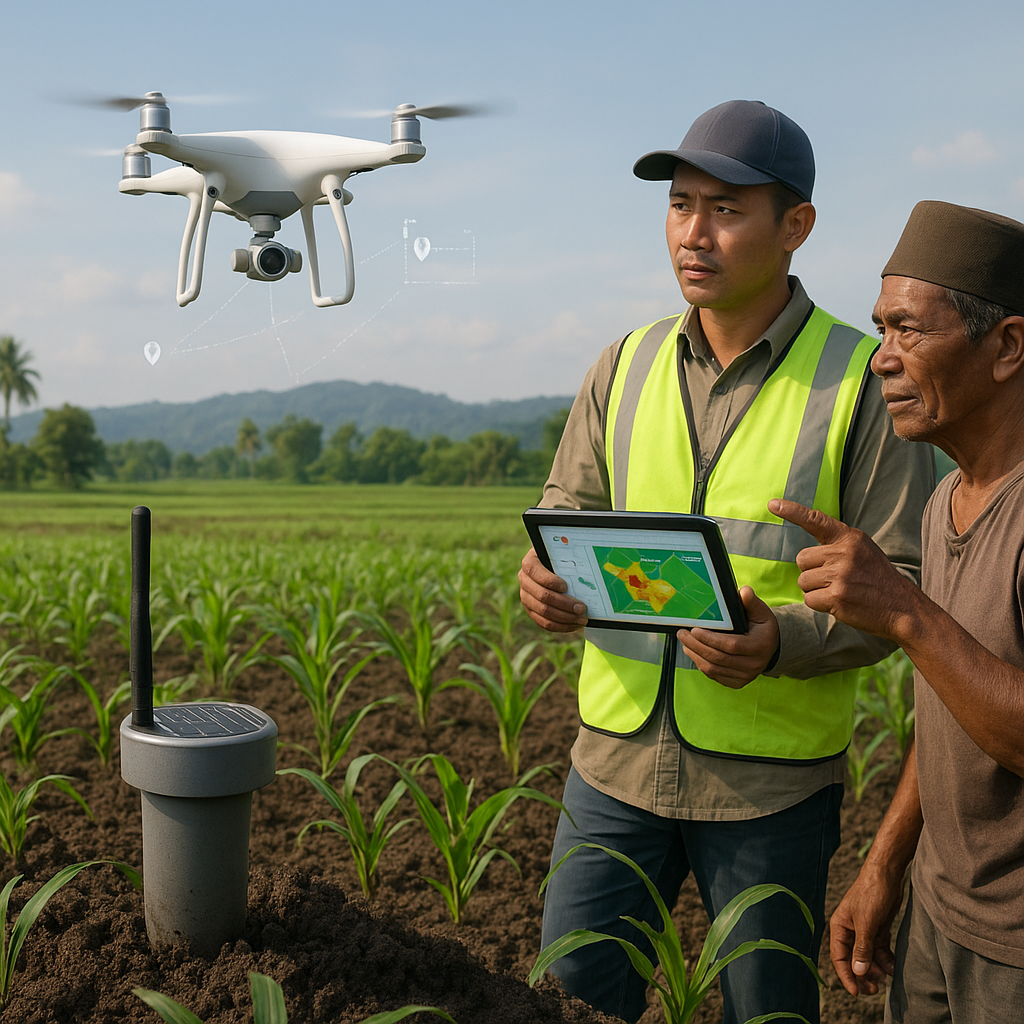 Pertanian Presisi dengan Drone dan Sensor IoT Optimalkan Penggunaan Pupuk dan Pestisida