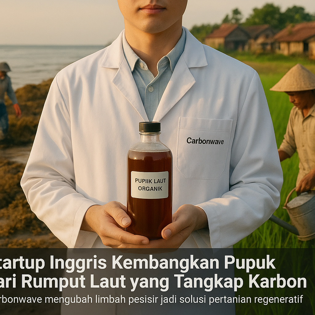 Startup Inggris Kembangkan Pupuk dari Rumput Laut yang Tangkap Karbon