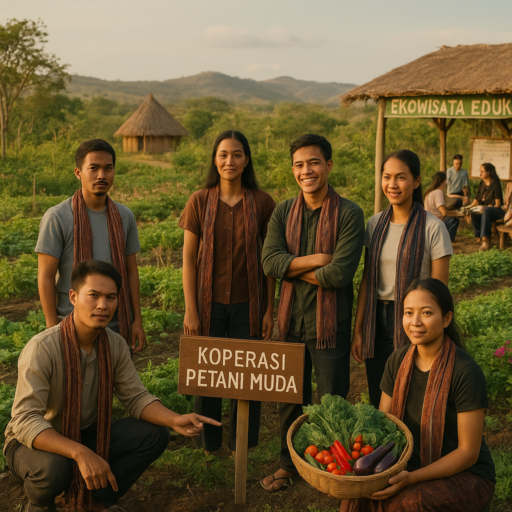 Koperasi Petani Muda di Sumba Timur Sukses Garap Pertanian Organik Berbasis Ekowisata