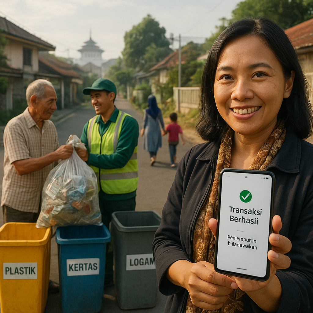 Bank Sampah Digital di Bandung Dorong Ekonomi Sirkular dan Tingkatkan Partisipasi Warga