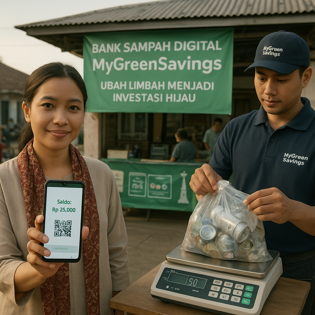 Bank Sampah Digital 'MyGreenSavings' di Yogyakarta Ubah Limbah Menjadi Investasi Hijau