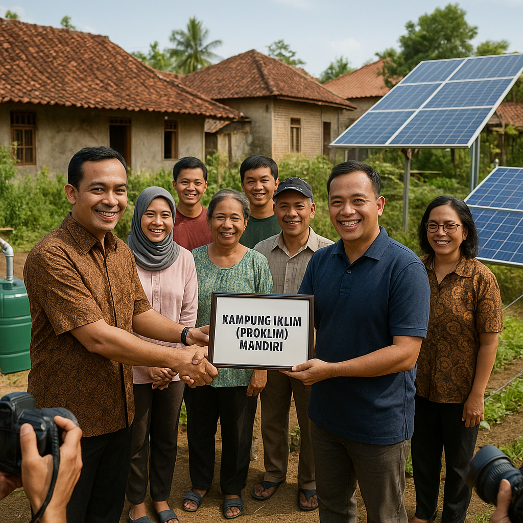 Kampung Iklim (ProKlim) Mandiri di Salatiga Raih Pengakuan Nasional Berkat Pengelolaan Air dan Energi Terpadu