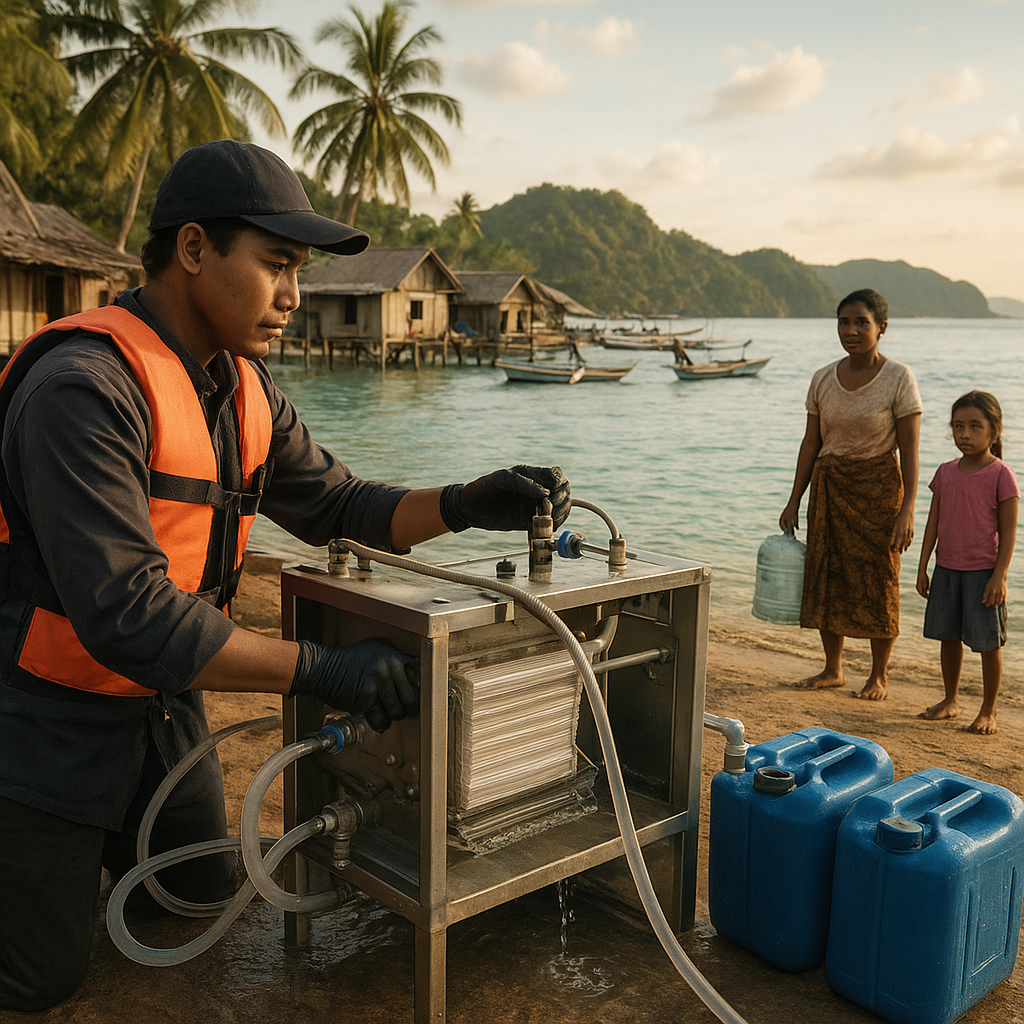 Pemanfaatan Teknologi Membran Grafena untuk Desalinasi Air Laut Skala Kecil di Pulau-Pulau Terpencil