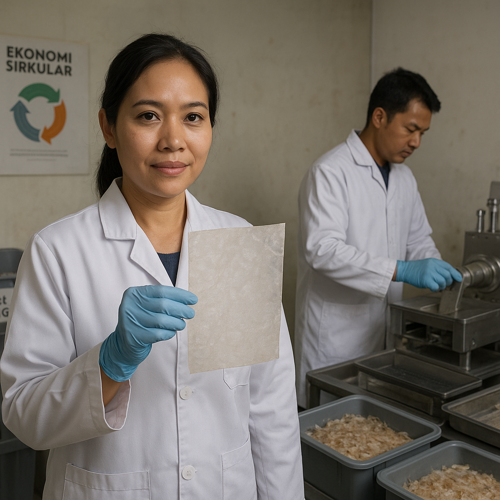 Startup Lokal Ubah Limbah Kulit Udang Jadi Bioplastik Ramah Lingkungan