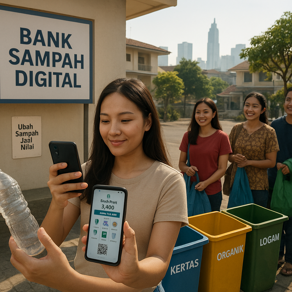 Bank Sampah Digital Kembangkan Ekonomi Sirkular di Perkotaan