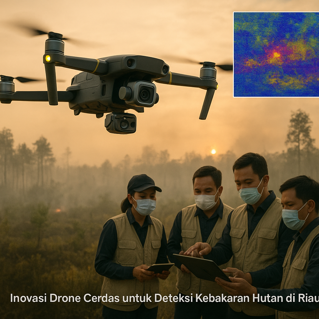 Inovasi Drone Cerdas untuk Deteksi Kebakaran Hutan di Riau