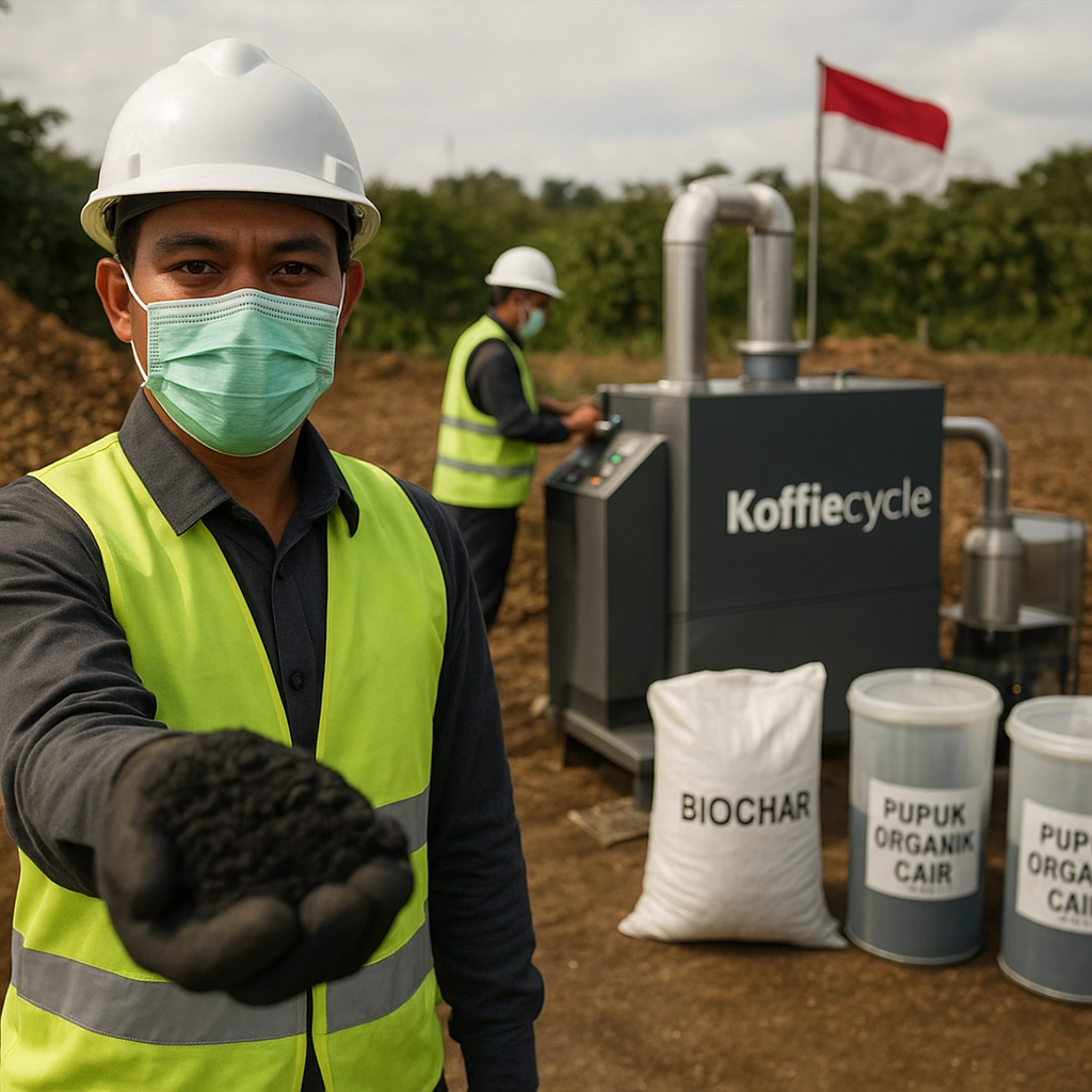 Startup RI Olah Limbah Kulit Kopi Jadi Bahan Bakar dan Pupuk, Kurangi Emisi Metana