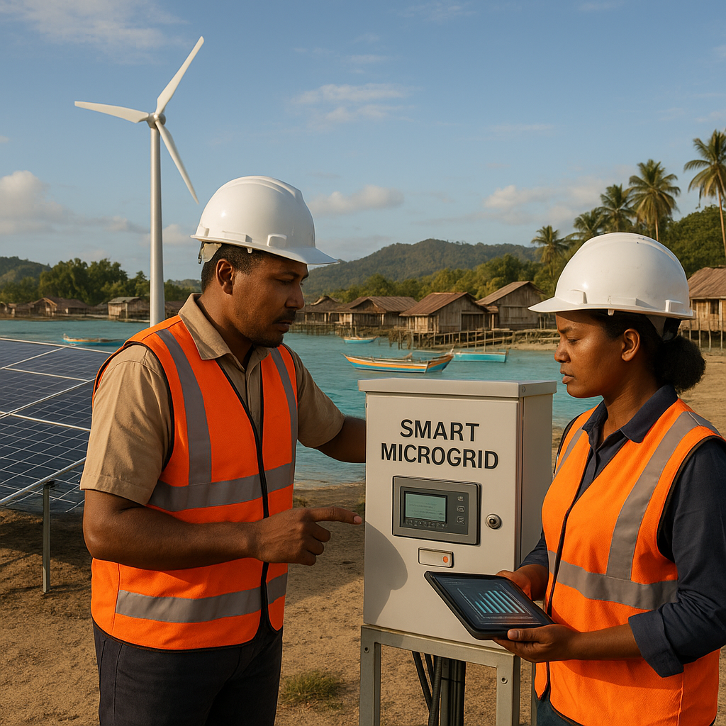 Teknologi 'Smart Microgrid' Berbasis Hybrid Surya-Angin Dukung Listrik di Pulau Terpencil Maluku