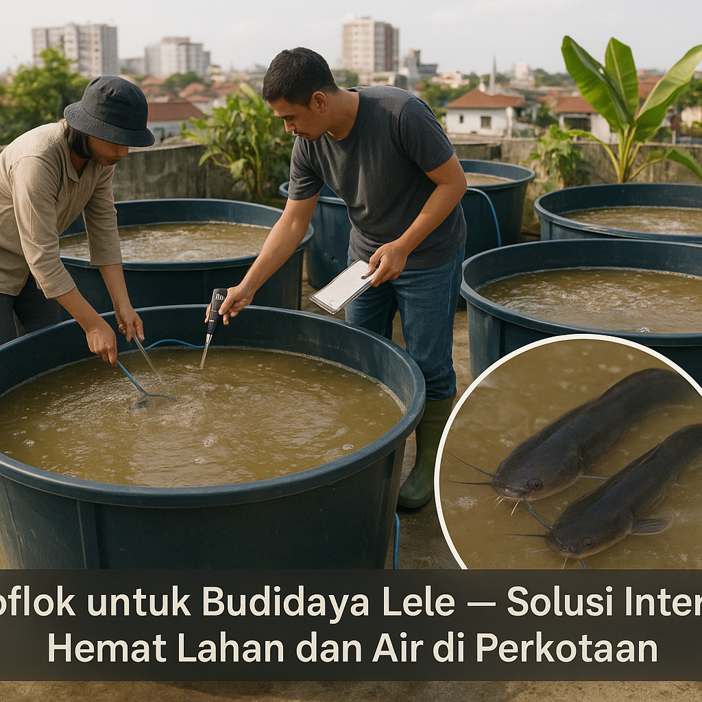 Bioflok untuk Budidaya Lele, Solusi Intensif Hemat Lahan dan Air di Perkotaan