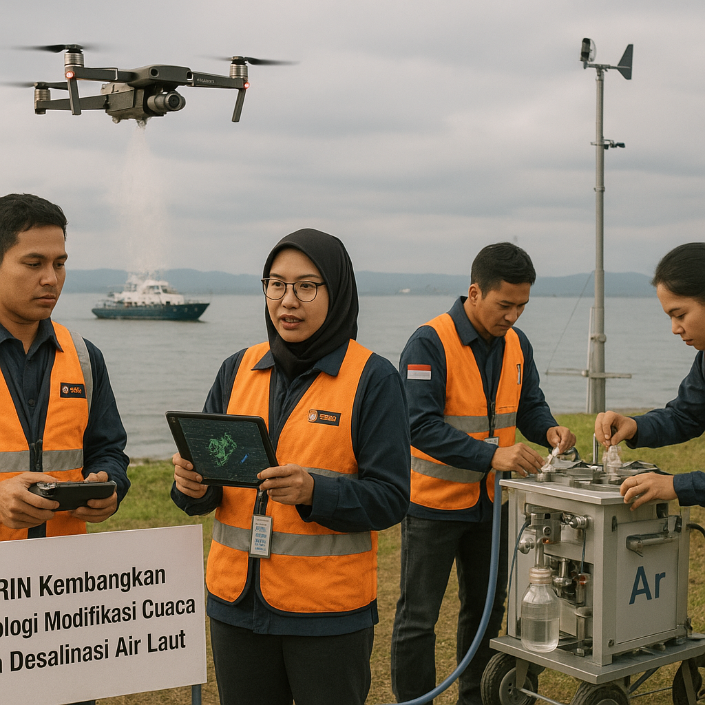 BRIN Kembangkan Teknologi Modifikasi Cuaca dan Desalinasi Air Laut untuk Hadapi Dampak El Nino