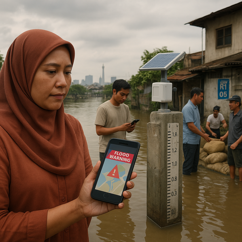 Sistem Peringatan Dini Banjir Berbasis IoT dan Partisipasi Warga di Jakarta