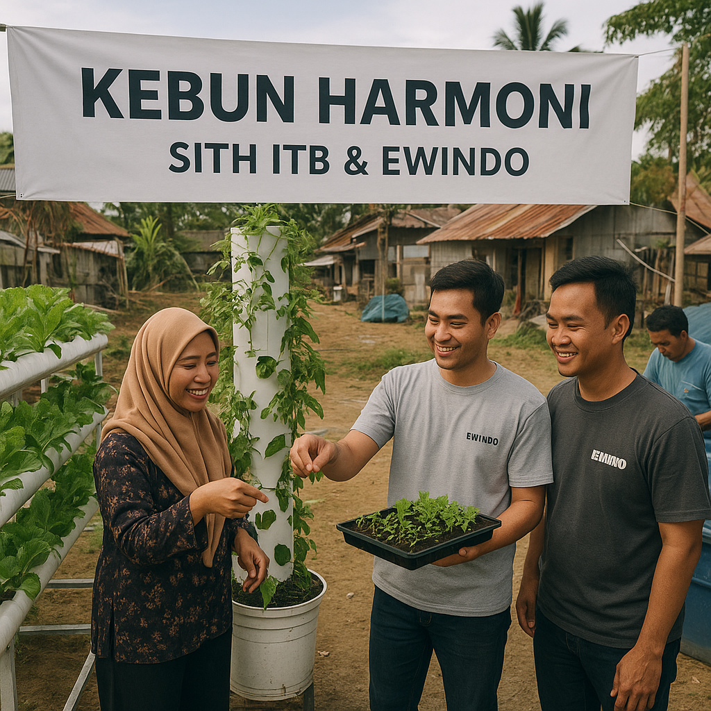 Wujudkan Ketahanan Pangan Pascabencana, SITH ITB dan EWINDO Hadirkan Program 'Kebun Harmoni' di Aceh Tamiang