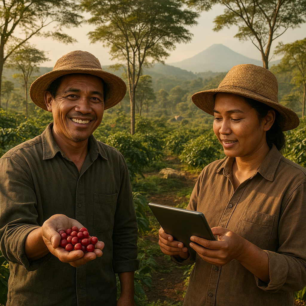 Petani di Jawa Timur Adopsi Sistem Agroforestri Kopi dengan Pohon Pelindung untuk Adaptasi Perubahan Iklim