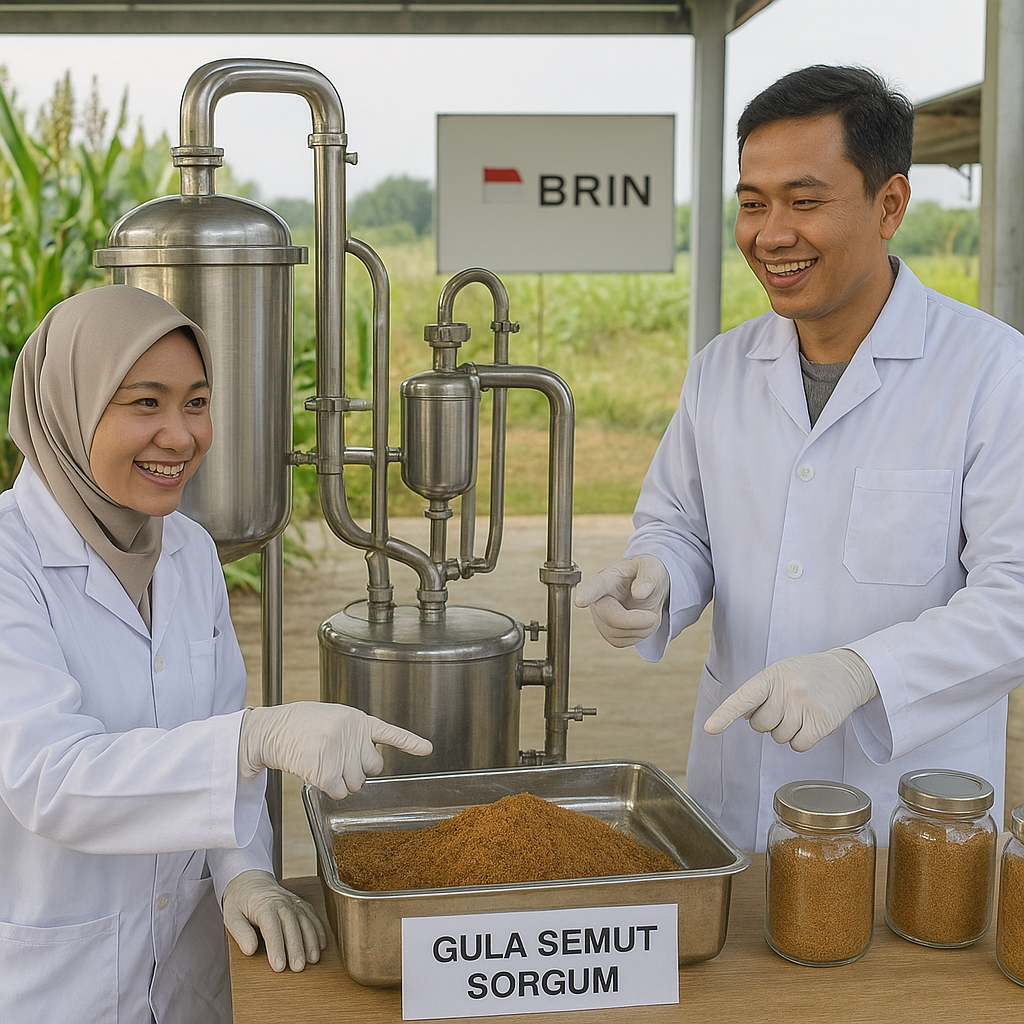 BRIN Kembangkan Teknologi Pengolahan Gula Semut dari Sorgum