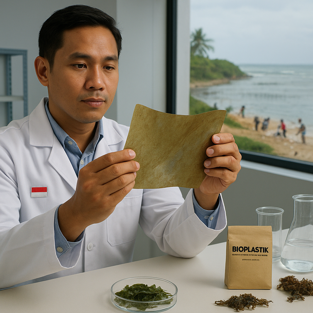 Startup Indonesia Rilis Bioplastik dari Rumput Laut yang Terurai dalam 12 Minggu