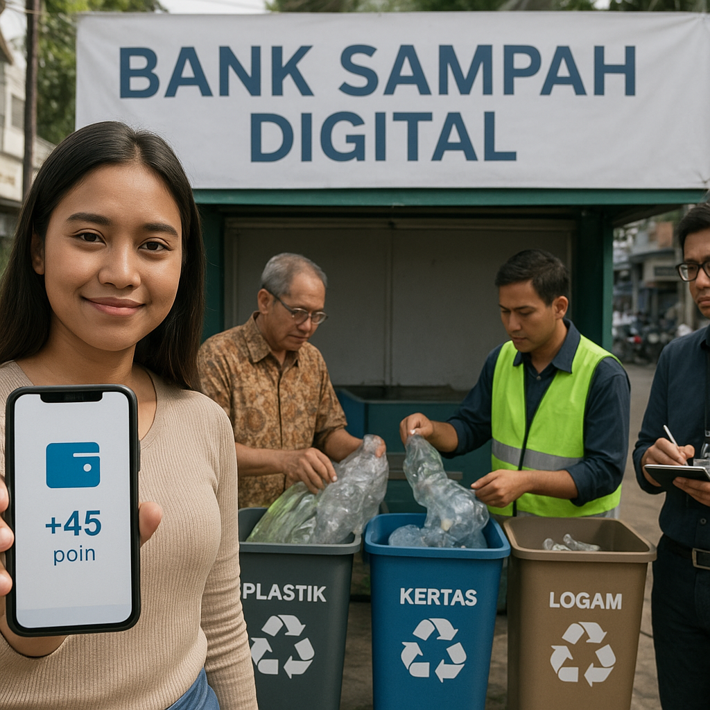 Inisiatif 'Bank Sampah Digital' Tingkatkan Daur Ulang di Perkotaan