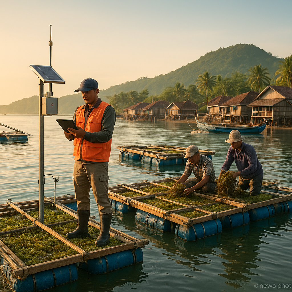 Budidaya Rumput Laut dengan Teknologi Rakit Apung Adaptif Iklim