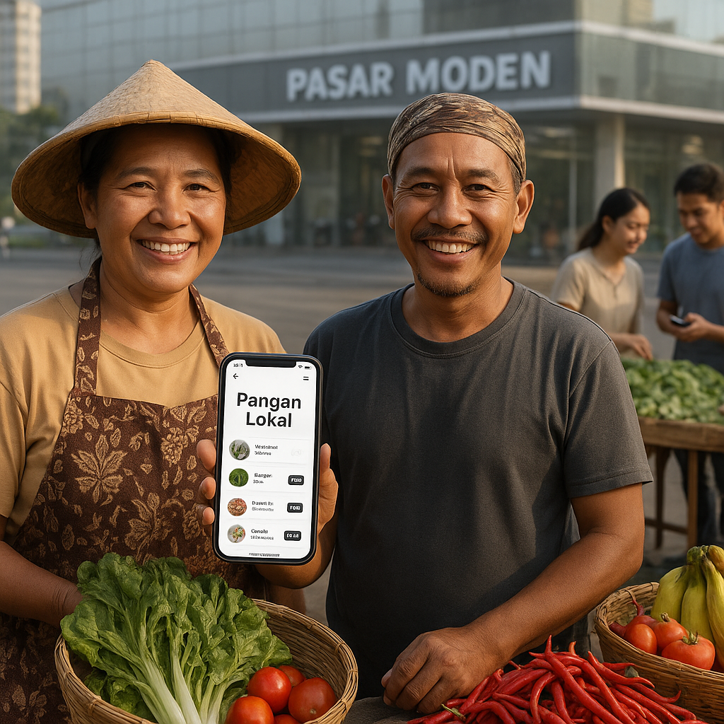 Aplikasi 'Pangan Lokal' Koneksikan Petani Skala Kecil dengan Pasar Modern